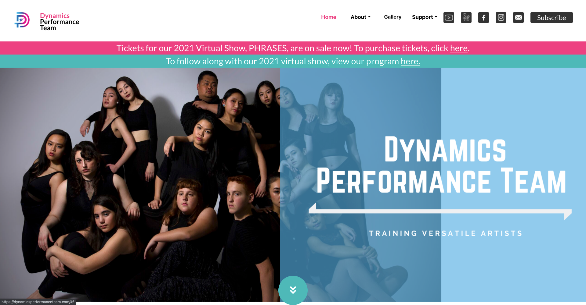 Thumbnail of Dynamics Team Website